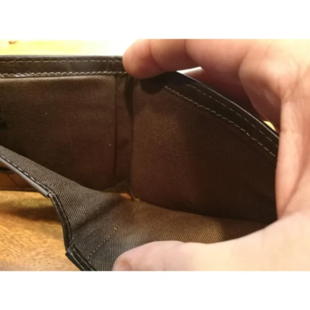 Fossil Men's Derrick Leather Bifold Sliding with Removable Card Case Wallet